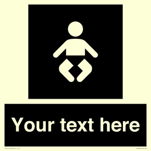 Custom information: black panel baby change